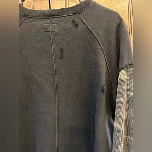 Hudson Jeans “Striker” Crewneck Sweatshirt
